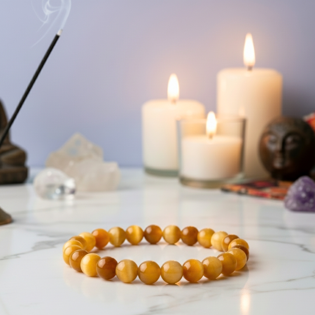 Intuition Cat Eye Natural Stone Bracelet